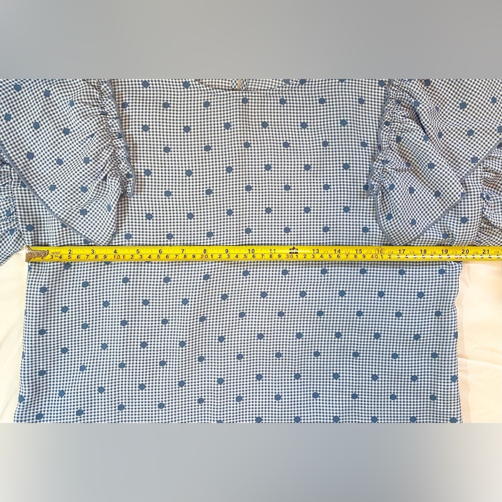 Lily White Ruffle Short Sleeve Top - Picture 5 of 8